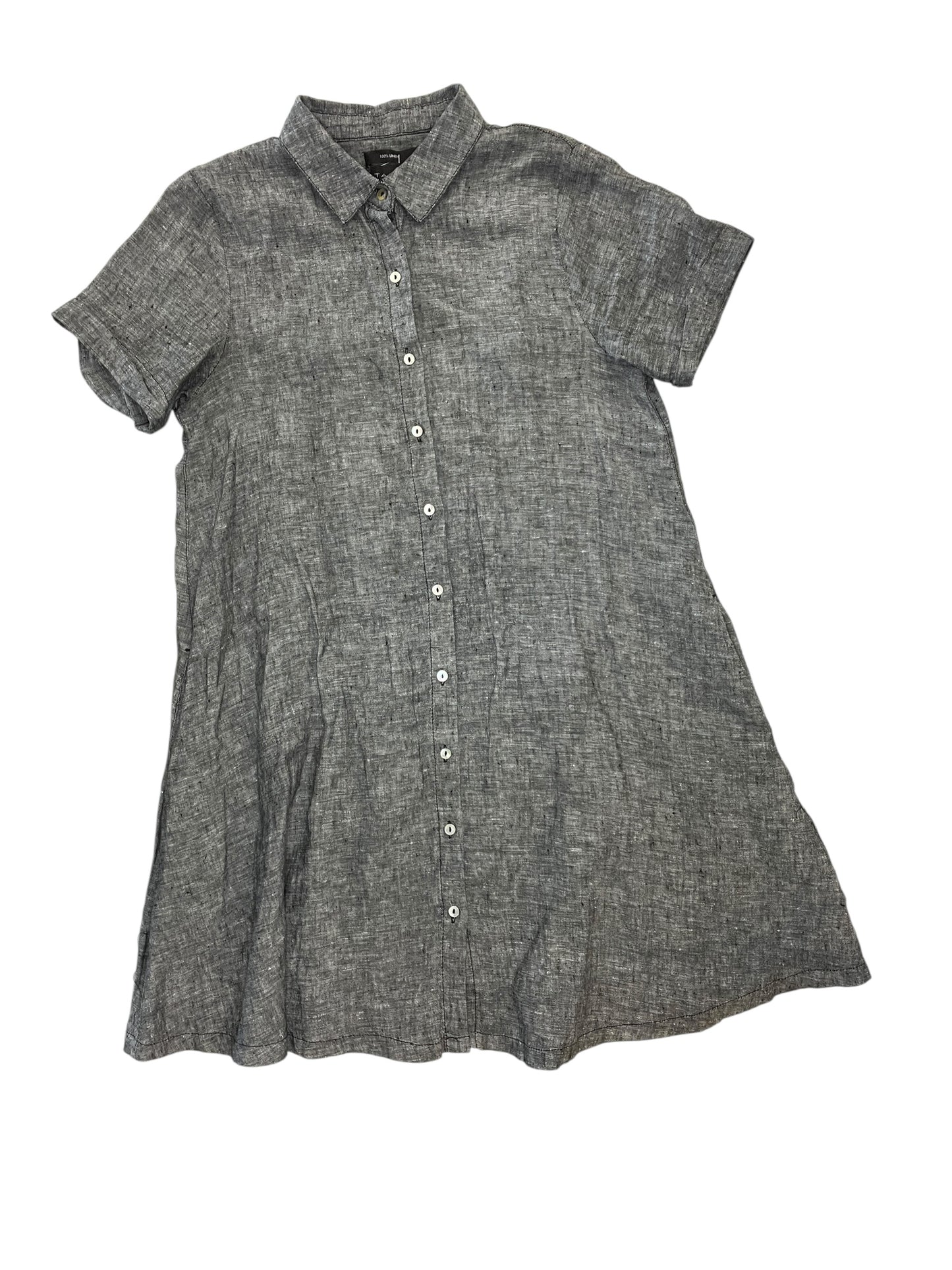 Dress Casual Short By Tahari In Grey, Size:S
