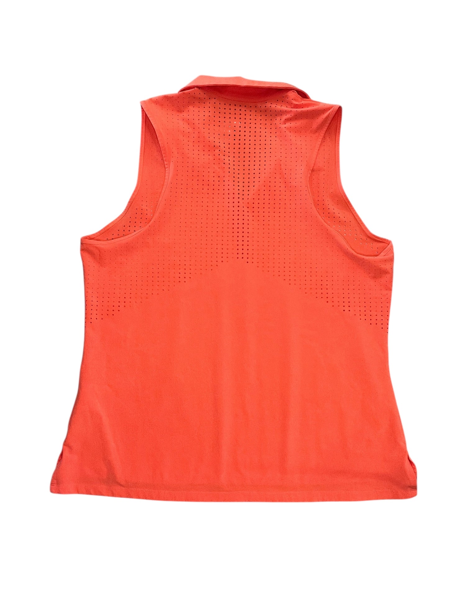 Athletic Tank Top By Nike Apparel In Orange, Size:L
