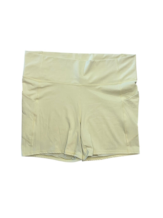 Athletic Shorts By Fabletics In Yellow, Size:3X