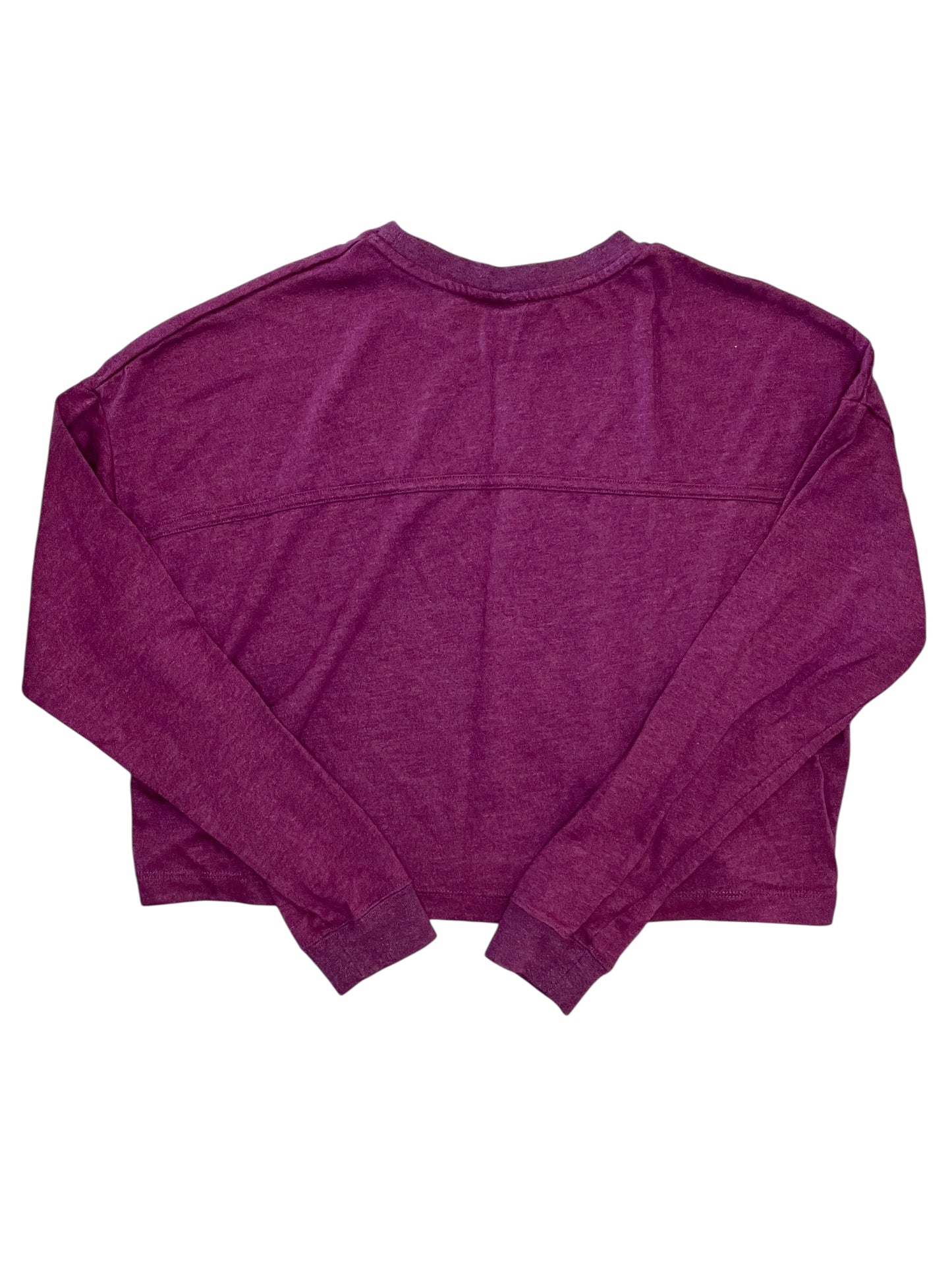 Athletic Top Ls Crewneck By Nike Apparel In Purple, Size:M