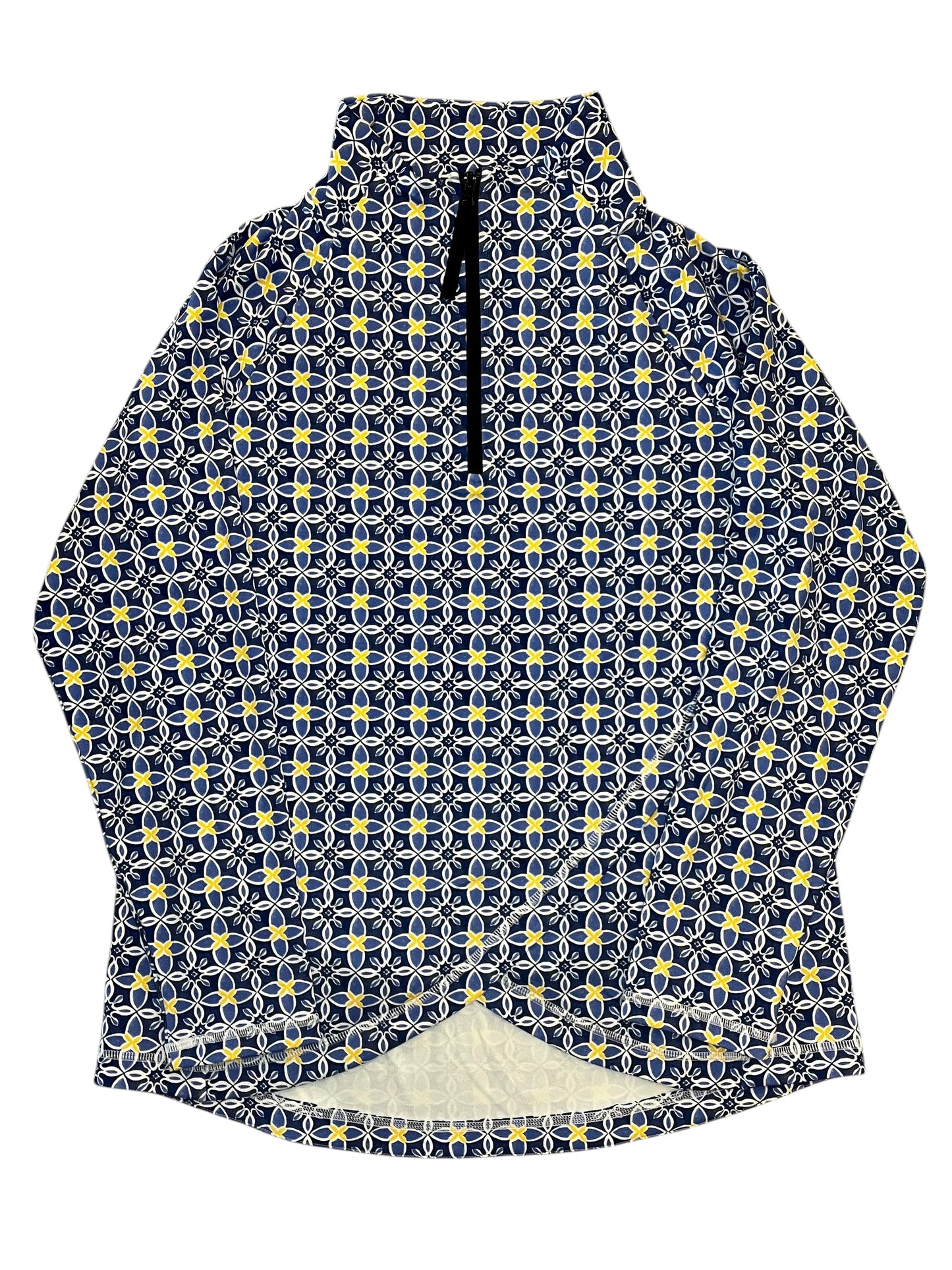 Athletic Top Ls Collar By Talbots In Blue, Size:Lp