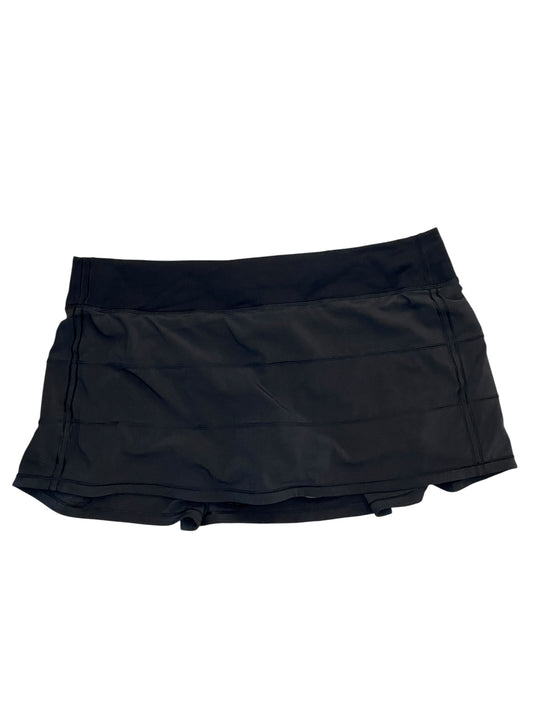 Athletic Skort By Lululemon In Black, Size:Xl
