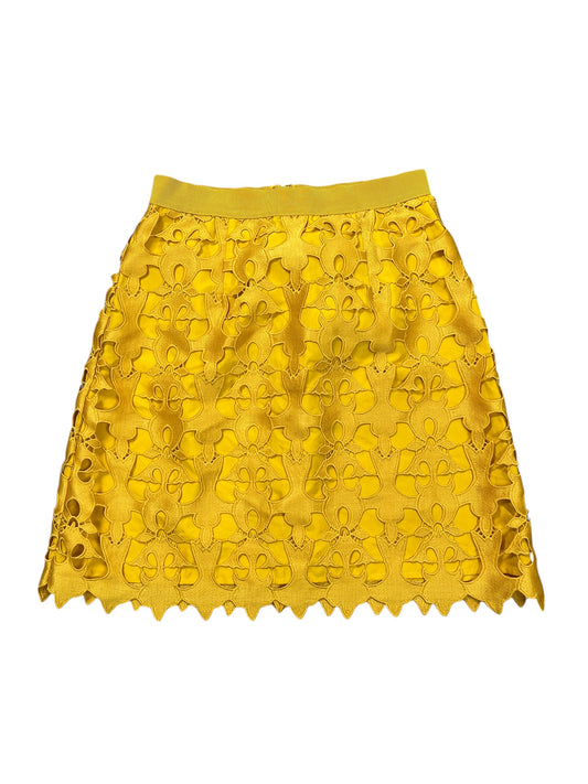 Skirt Mini & Short By Loft In Yellow, Size:Xs