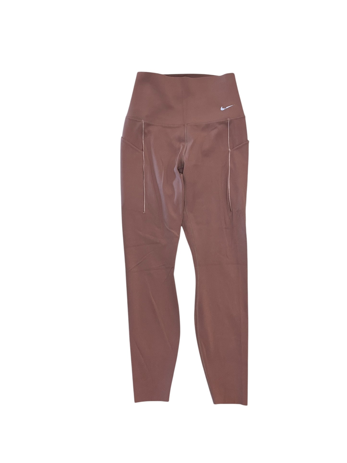 Athletic Leggings By Nike In Mauve, Size:S