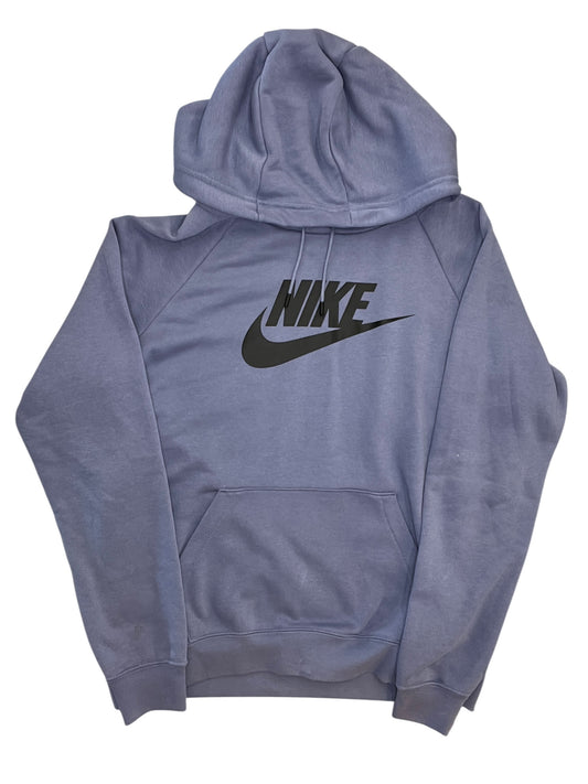 Athletic Sweatshirt Hoodie By Nike Apparel In Blue, Size:M