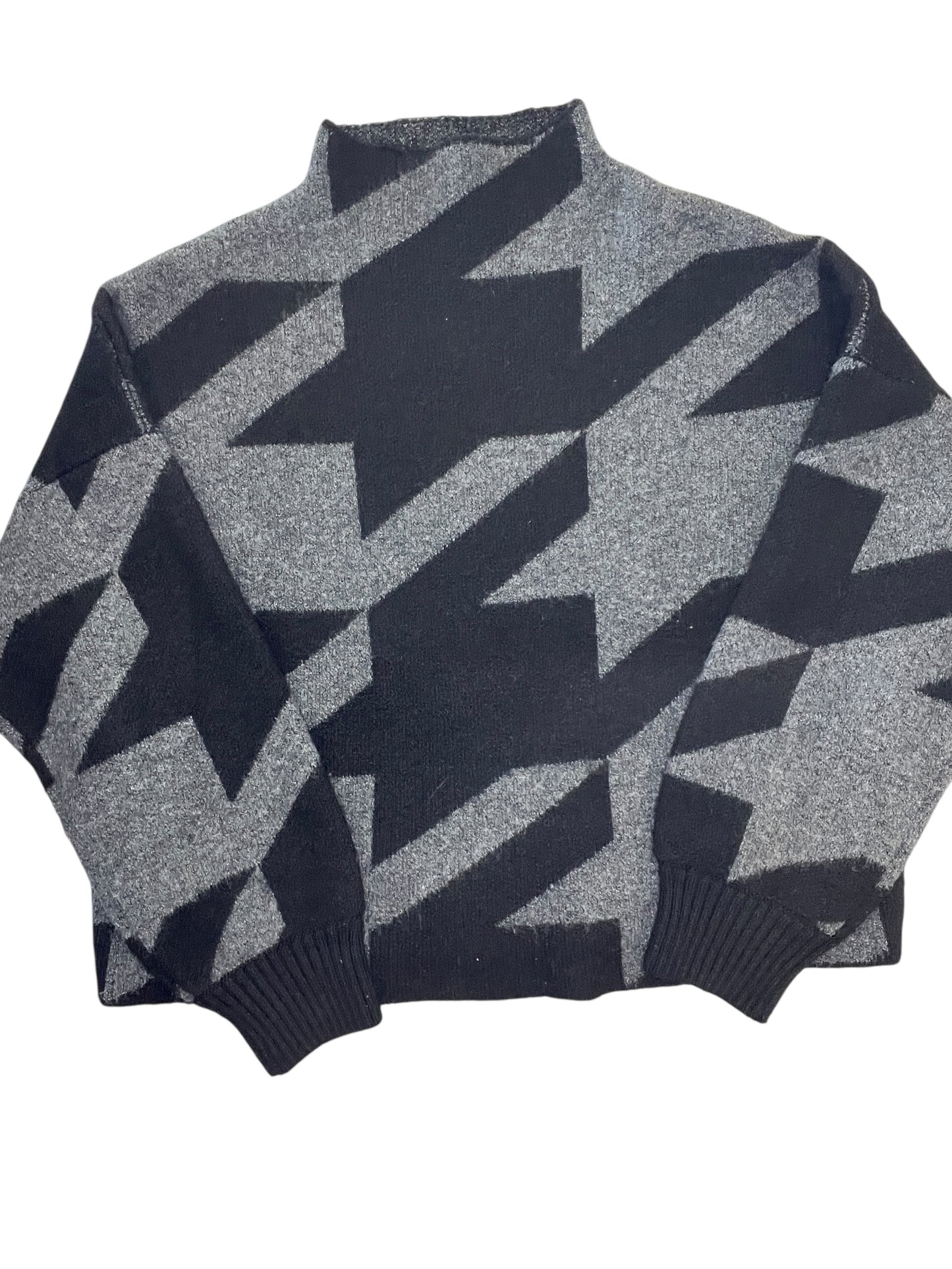 Sweater By Evereve In Black & Grey, Size:S