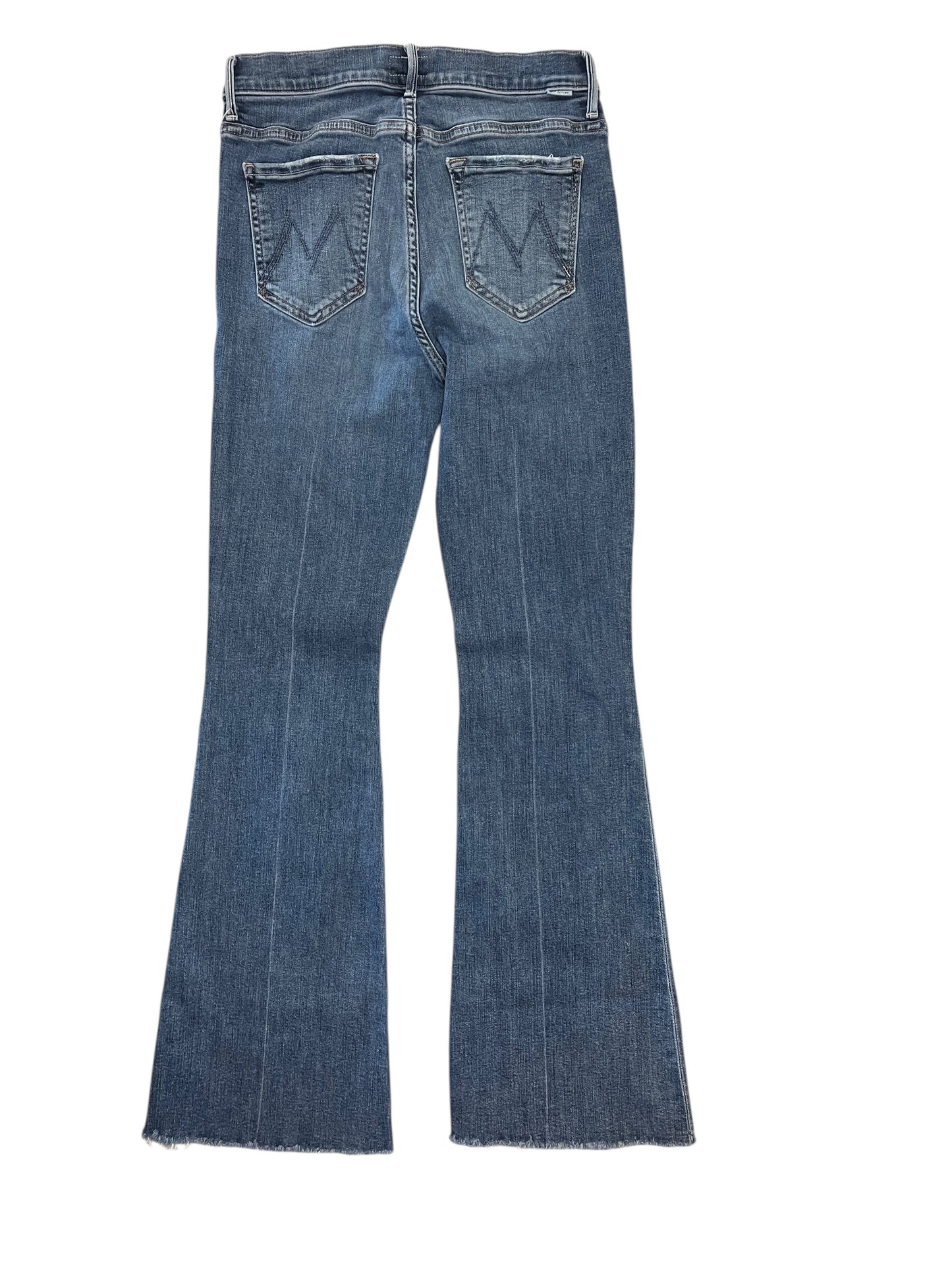 Jeans Flared By Mother In Blue Denim, Size:4