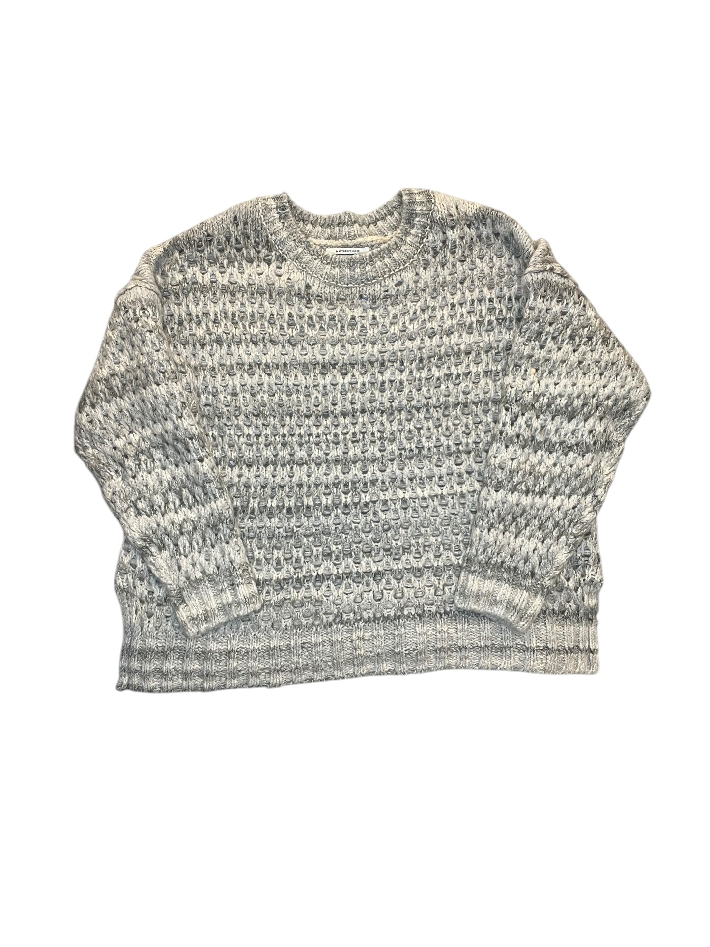 Sweater By Anthropologie In Grey, Size:L