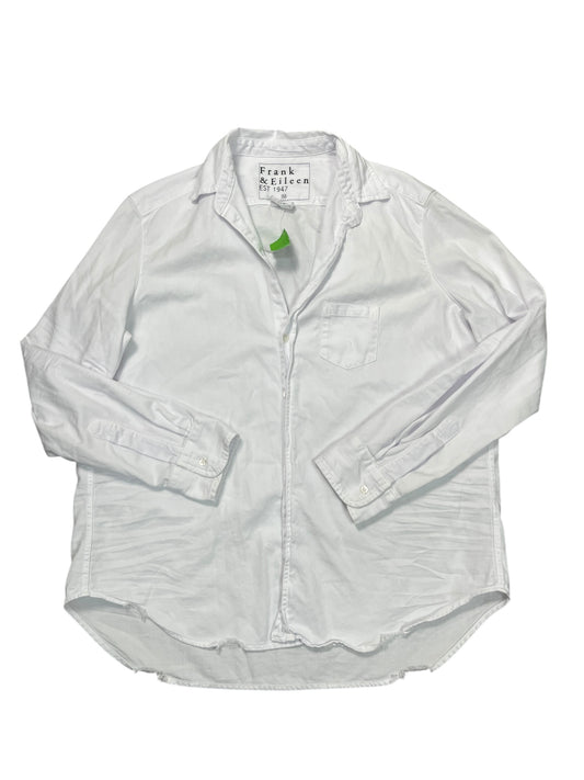 Top Ls By Frank And Eileen In White, Size:M