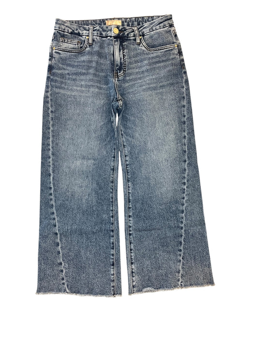 Jeans Wide Leg By Kut In Blue Denim, Size:6