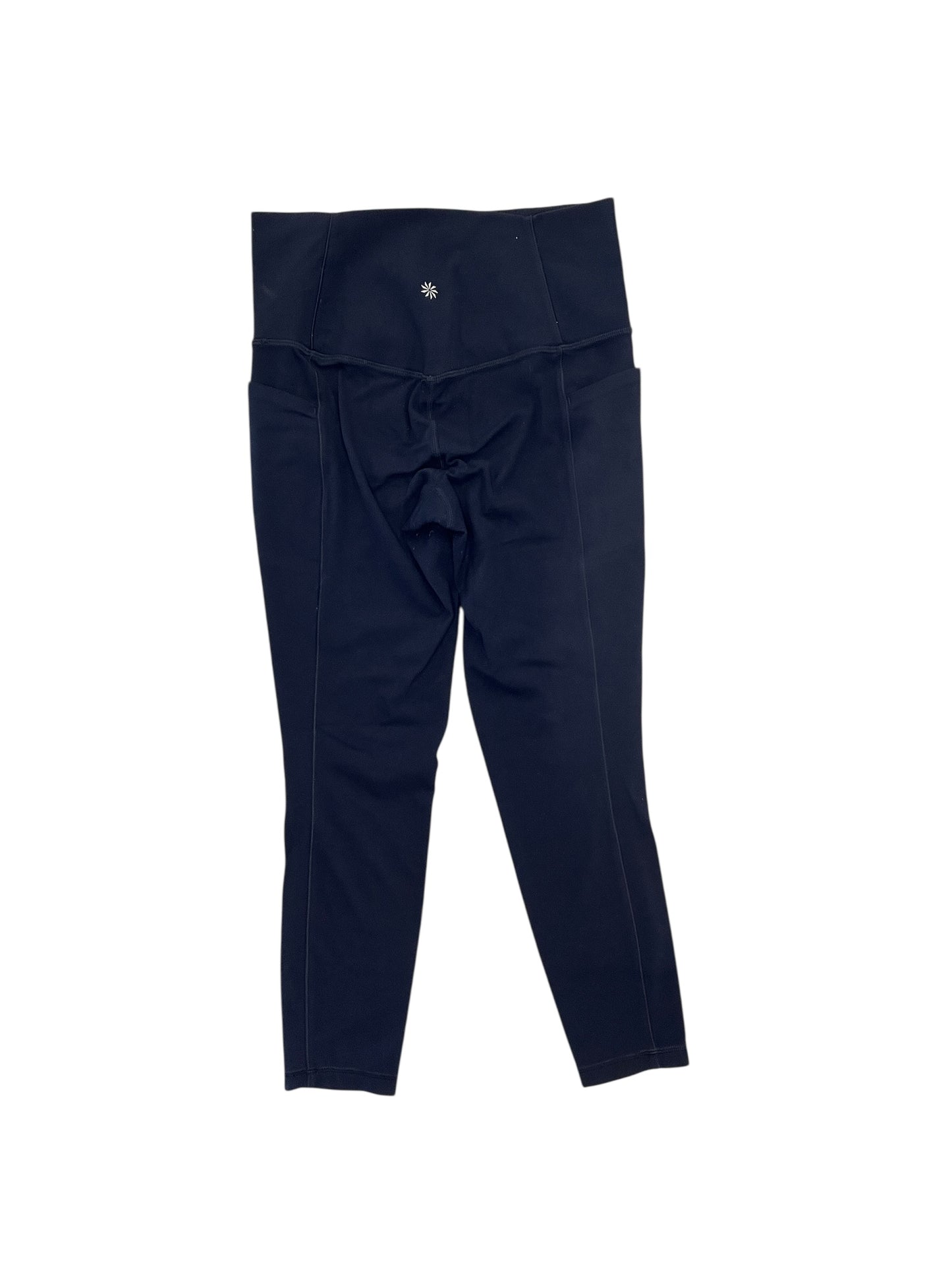 Athletic Leggings By Athleta In Navy, Size:S