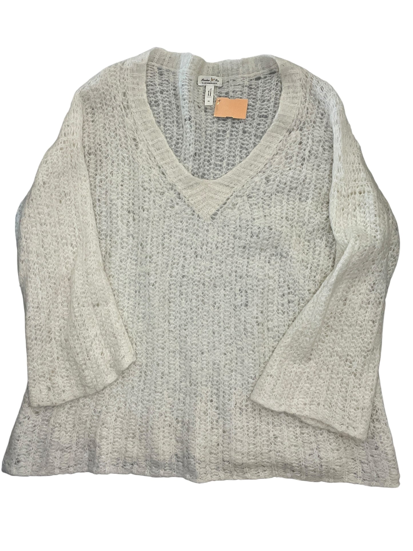 Sweater By Meadow Rue In White, Size:Xl