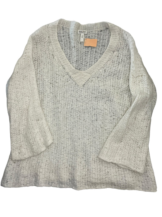 Sweater By Meadow Rue In White, Size:Xl