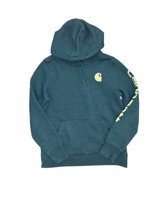 Sweatshirt Hoodie By Carhartt In Green, Size:M