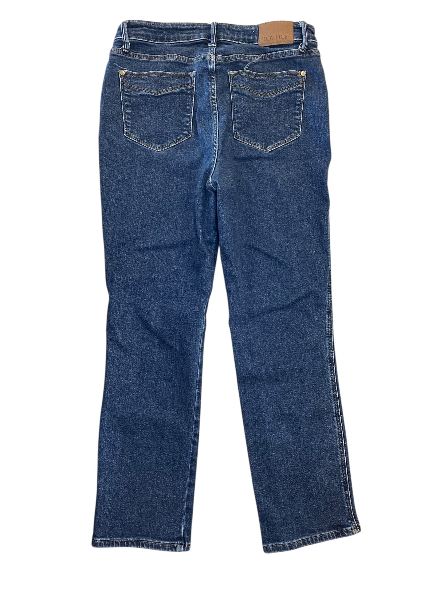 Jeans Straight By Judy Blue In Blue Denim, Size:16
