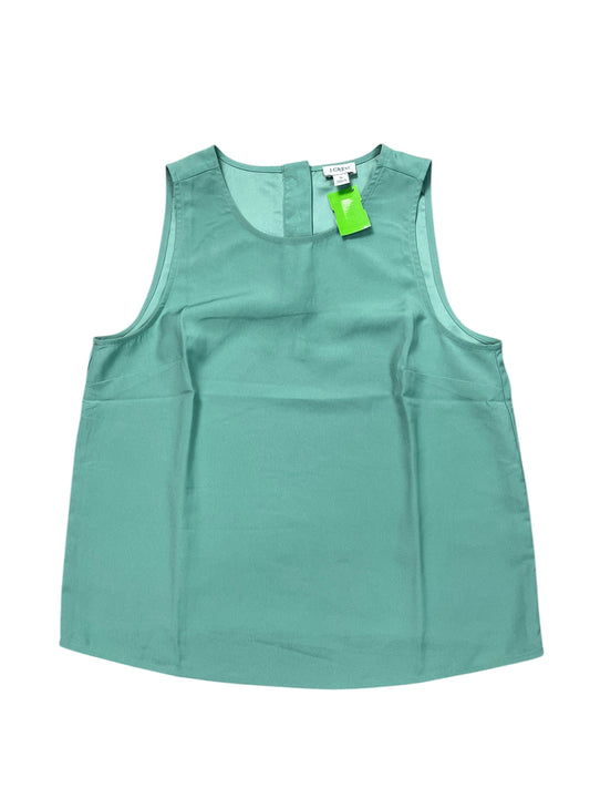 Top Sleeveless By J. Crew In Green, Size:S