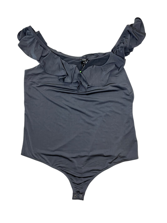 Bodysuit By Express In Grey, Size:Xl