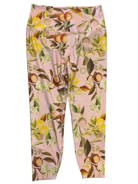 Athletic Leggings By Beyond Yoga In Pink, Size:1X
