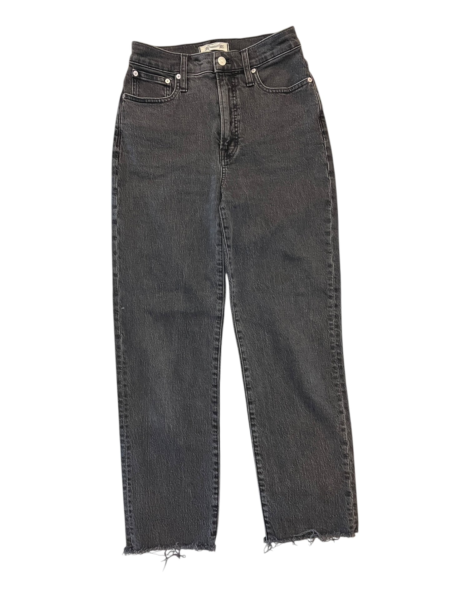 Jeans Straight By Madewell In Grey Denim, Size:2