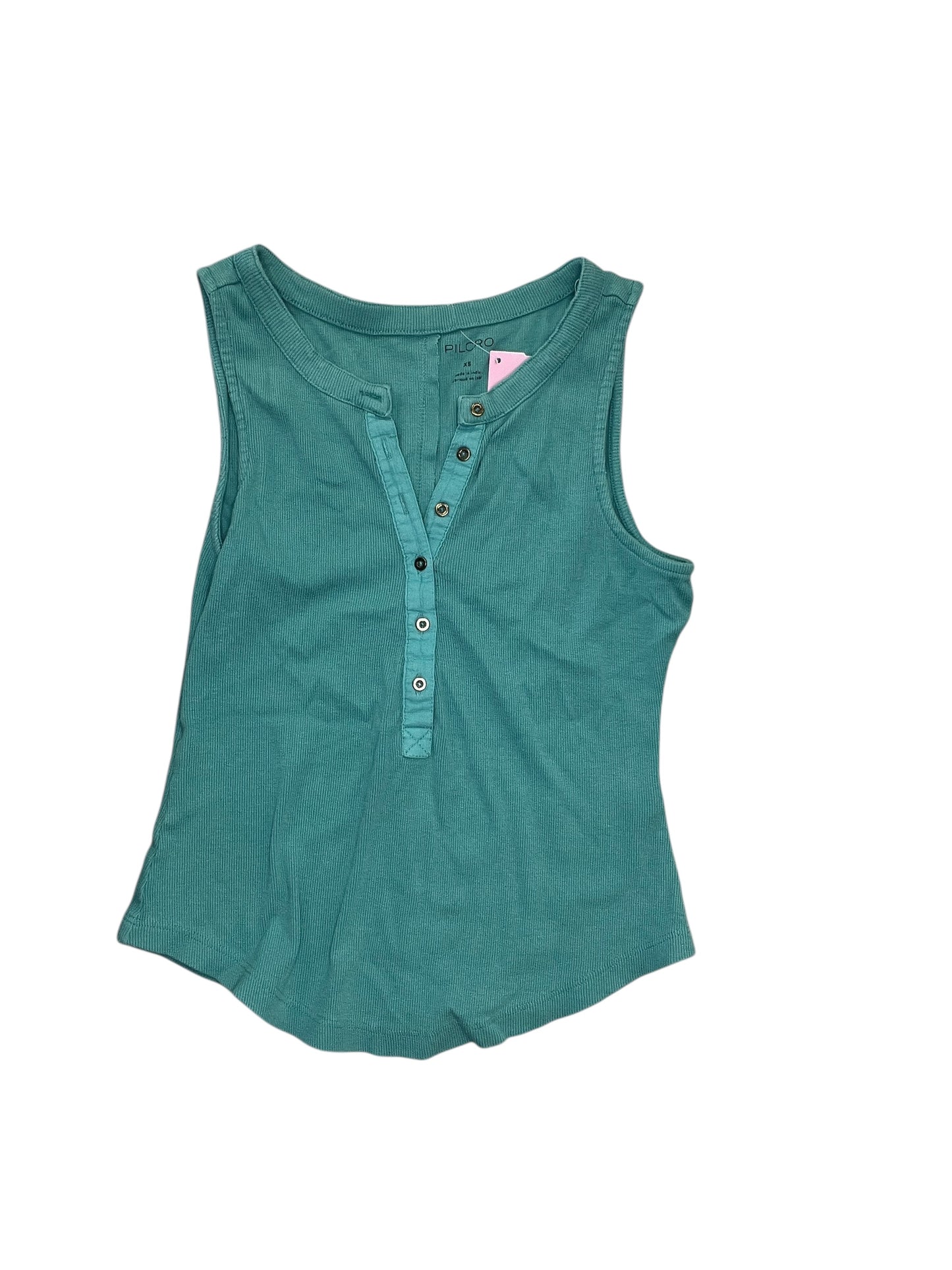 Tank Top By Pilcro In Teal, Size:Xs