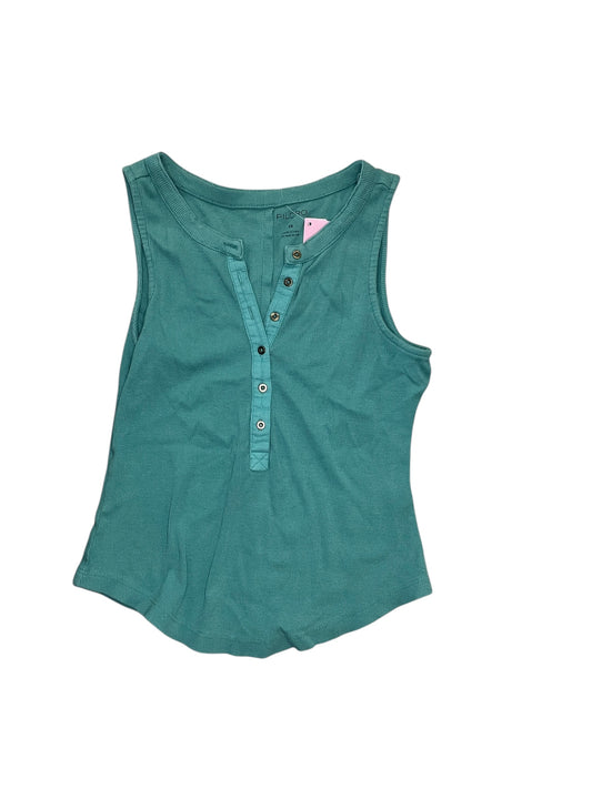 Tank Top By Pilcro In Teal, Size:Xs
