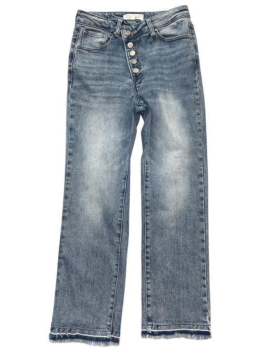 Jeans Boot Cut By Risen In Blue Denim, Size:4