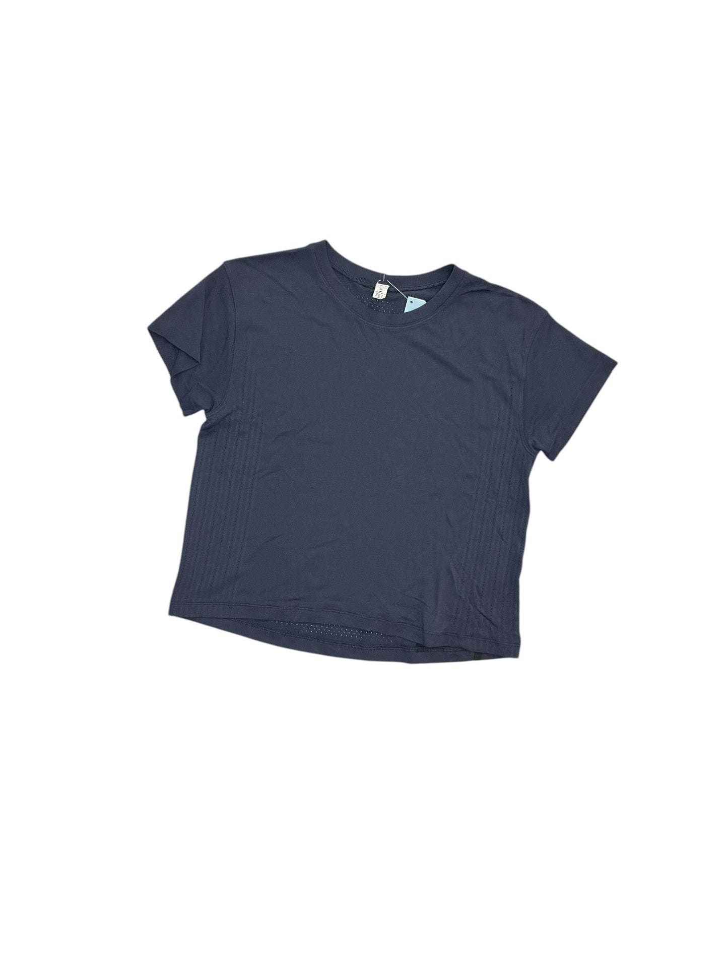 Athletic Top Ss By Lululemon In Blue, Size:Xs