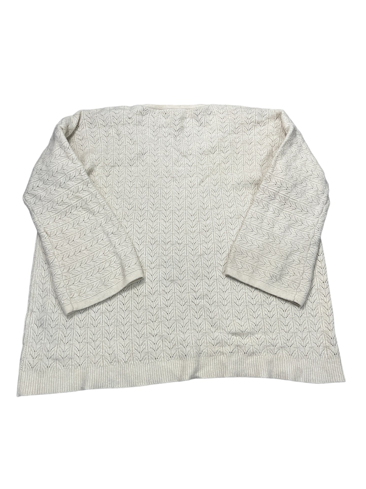 Sweater By Chicos In Cream, Size:Xl