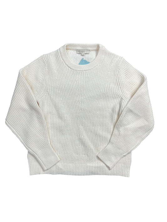 Sweater By Loft In Cream, Size:L