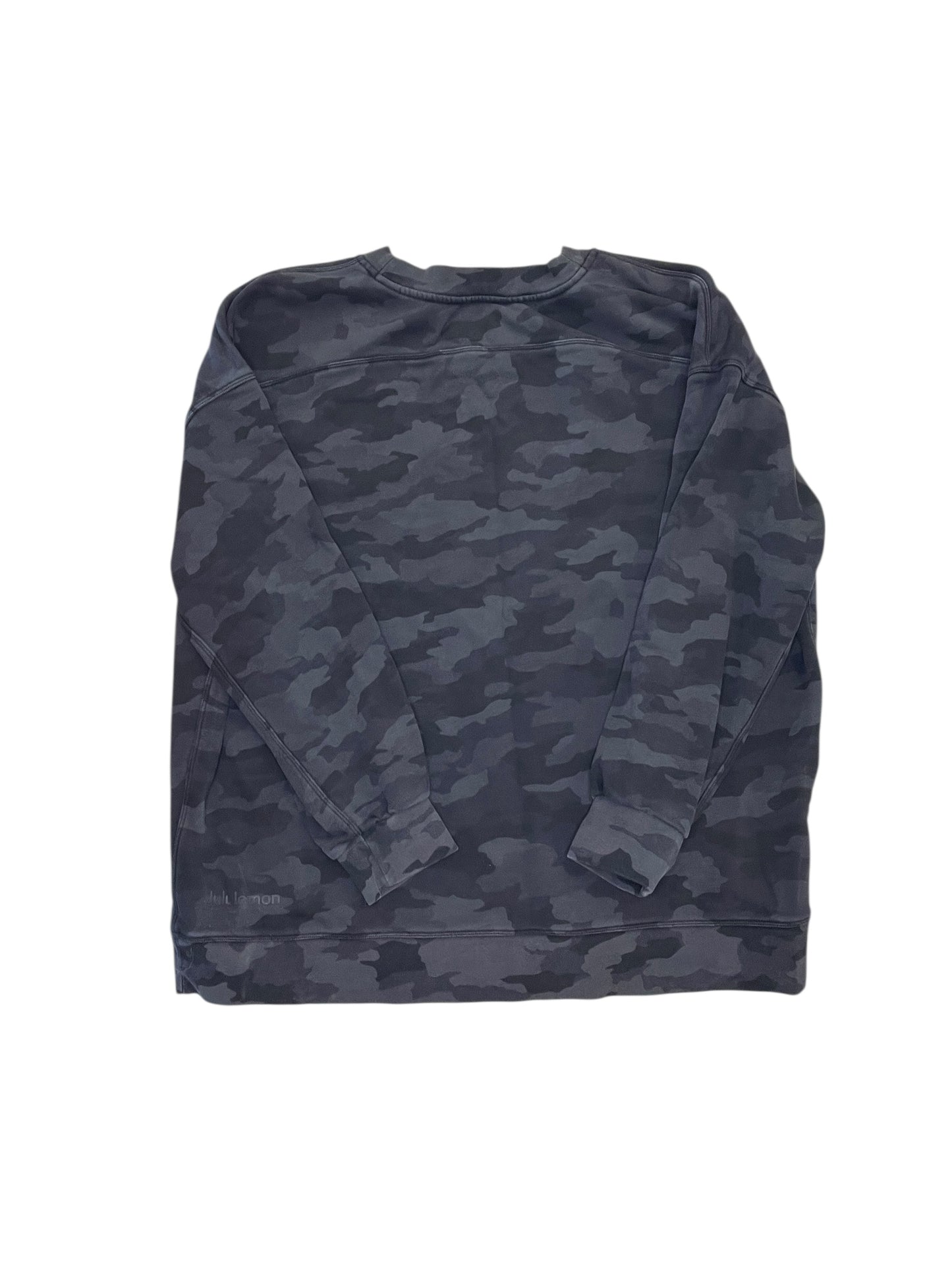 Sweatshirt Crewneck By Lululemon In Camouflage Print, Size:L