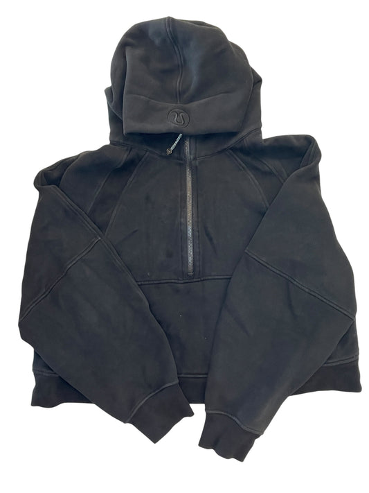 Athletic Sweatshirt Hoodie By Lululemon In Black, Size:Xl