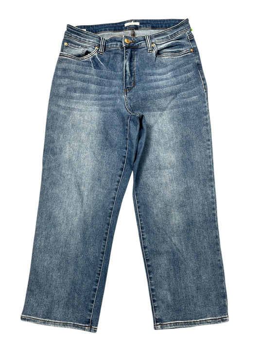 Jeans Wide Leg By Sts Blue In Blue Denim, Size:16