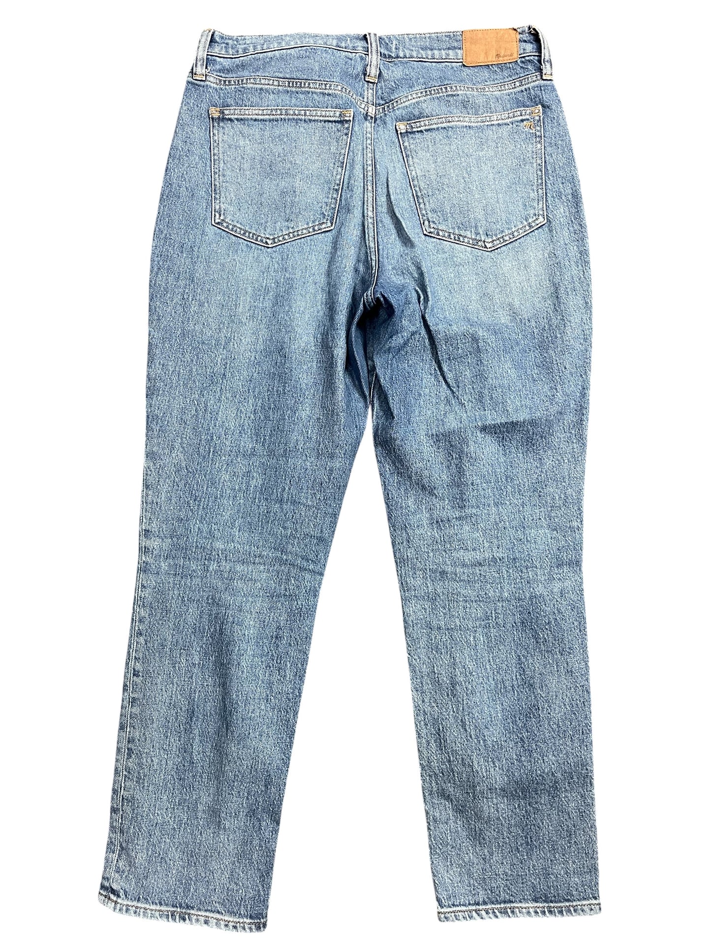 Jeans Straight By Madewell In Blue Denim, Size:8