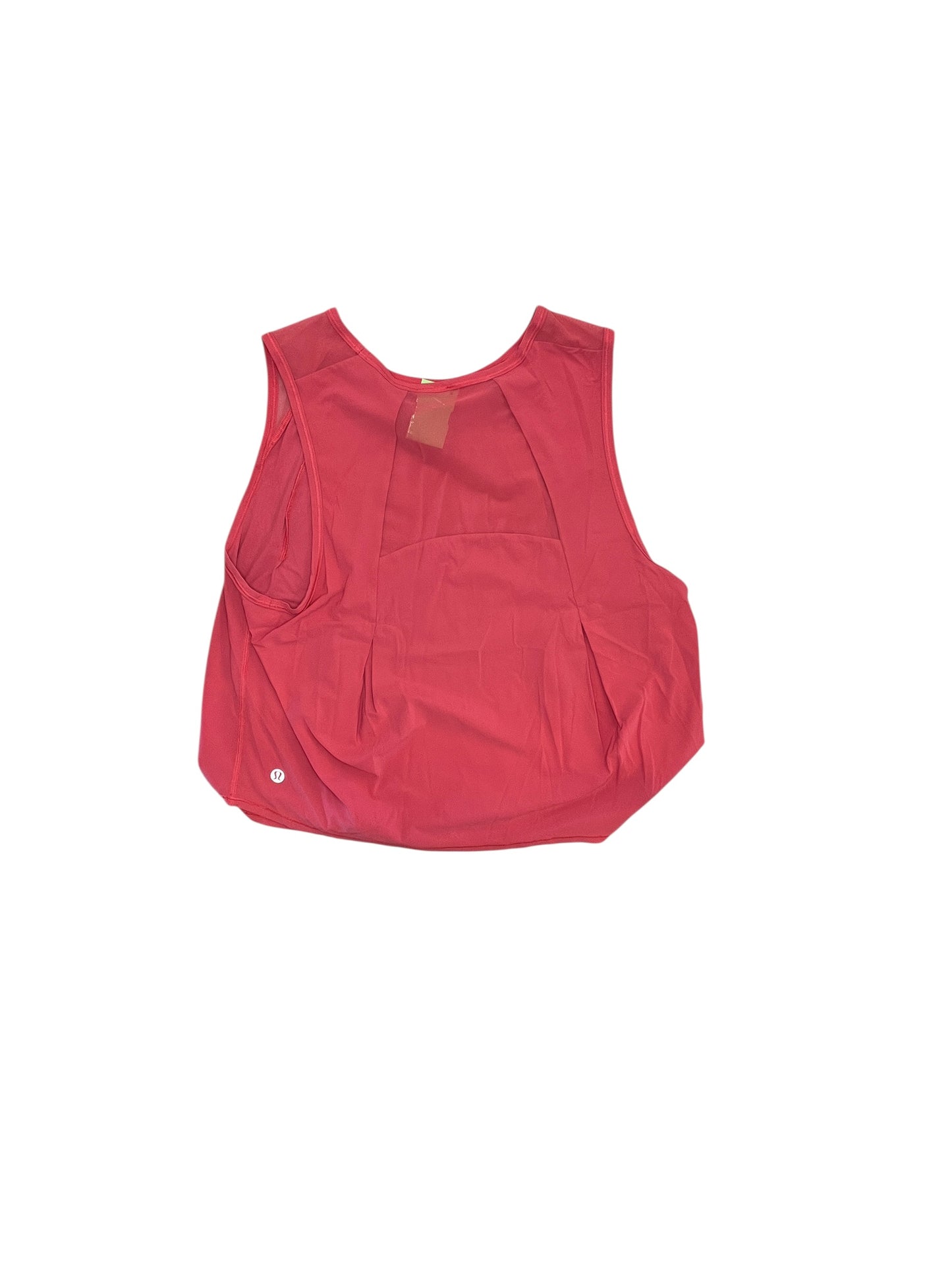 Athletic Tank Top By Lululemon In Pink, Size:L