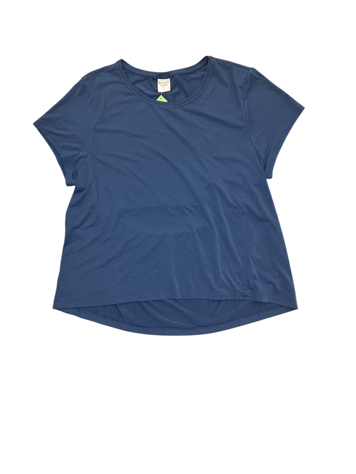 Athletic Top Ss By Athleta In Blue, Size:Xl