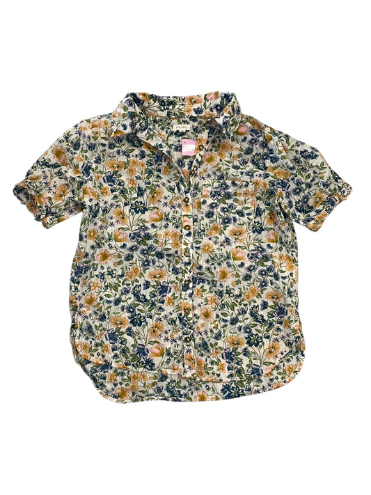 Top Ss By Pilcro In Floral Print, Size:Xs