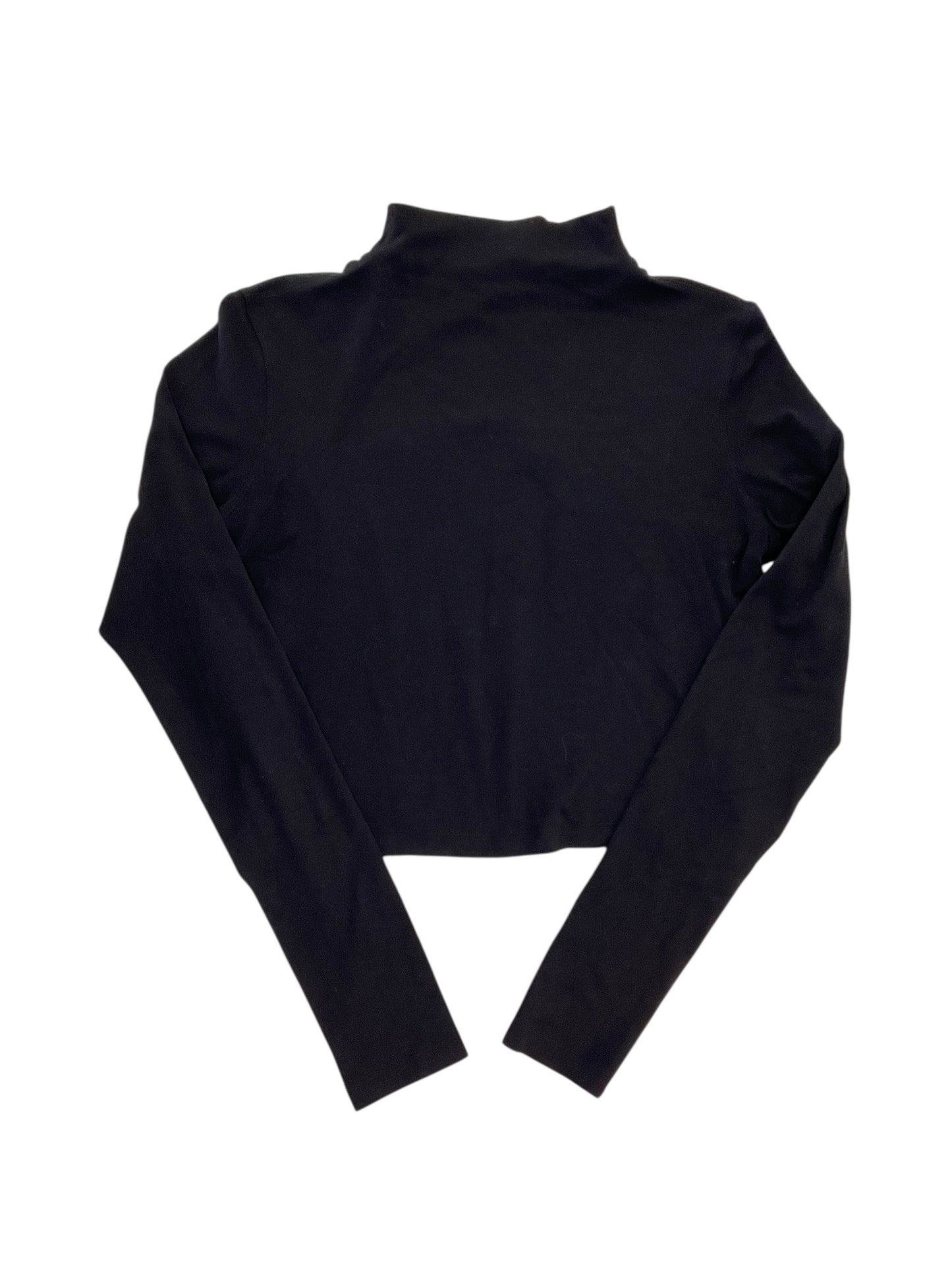 Athletic Top Ls Collar By Lululemon In Black, Size:M