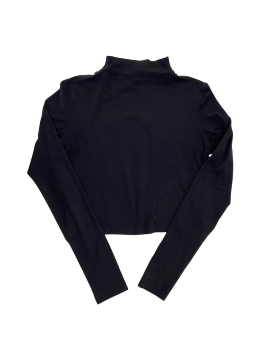 Athletic Top Ls Collar By Lululemon In Black, Size:M
