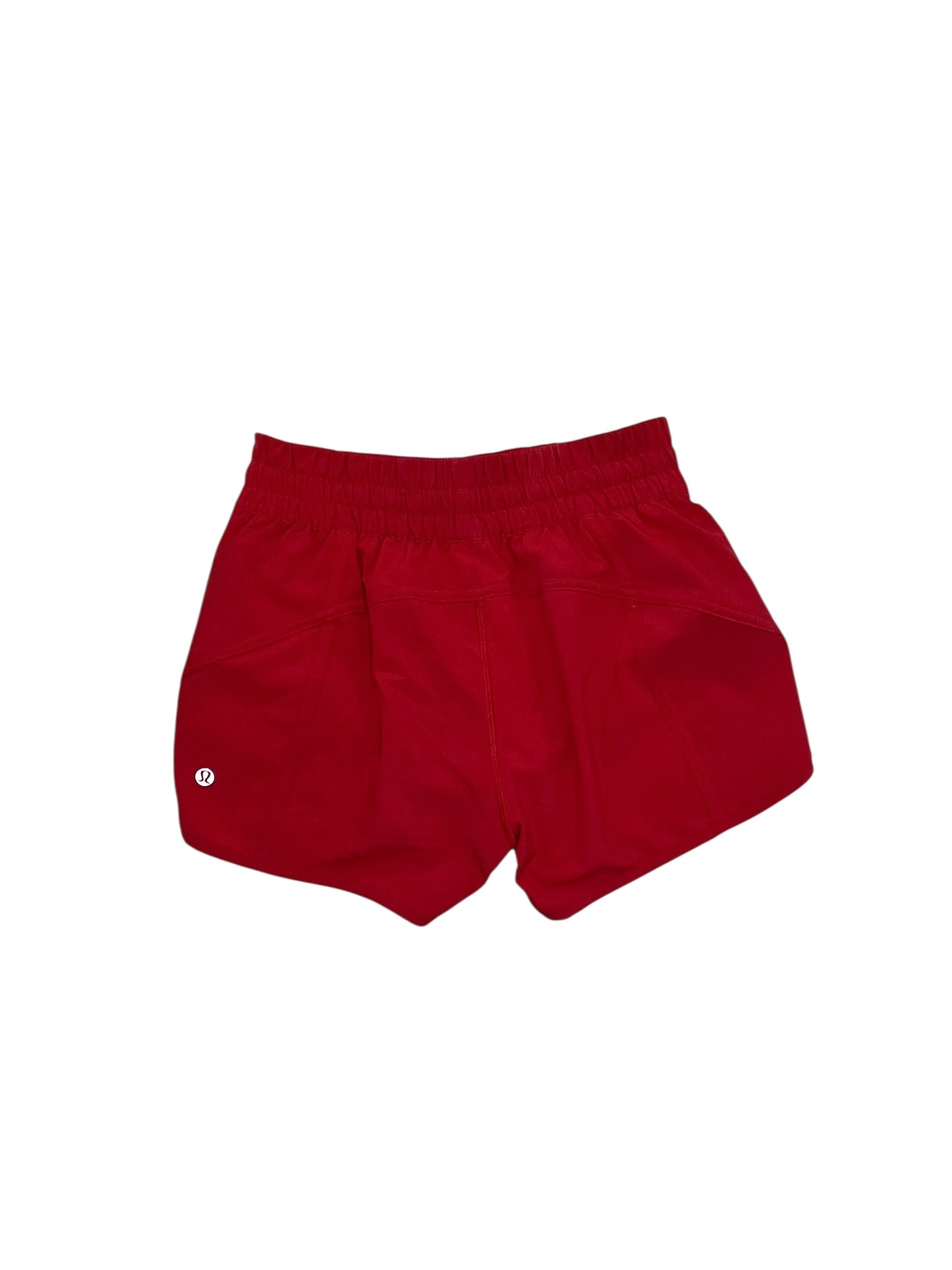 Athletic Shorts By Lululemon In Red, Size:S