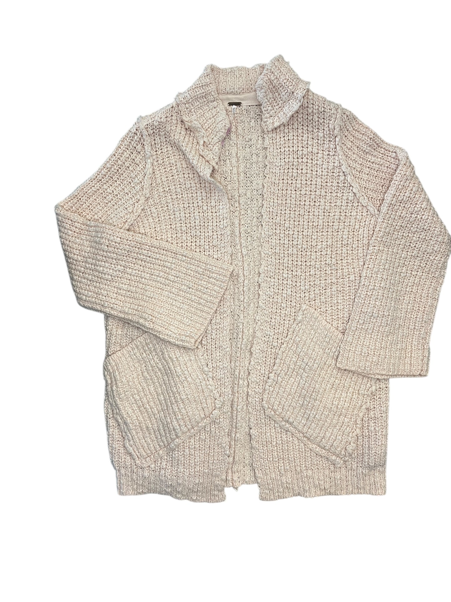 Cardigan By Free People In Pink, Size:Xs