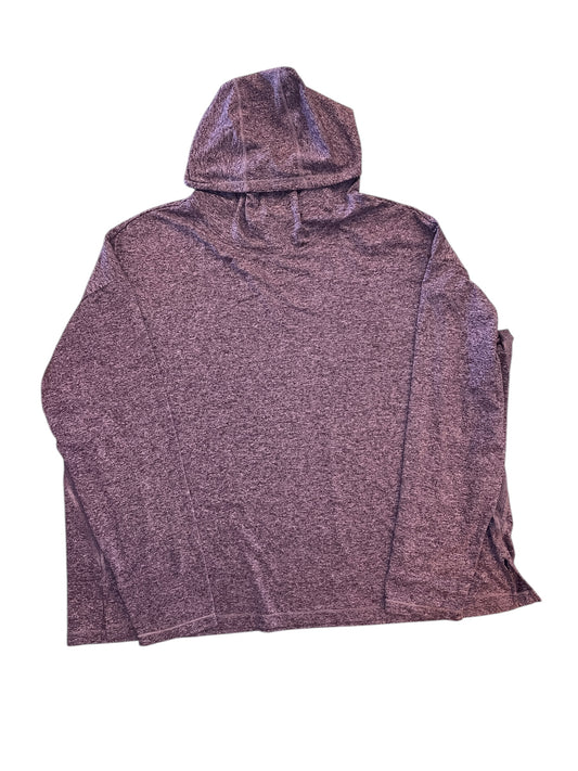 Athletic Top Ls Collar By Athleta In Purple, Size:2X