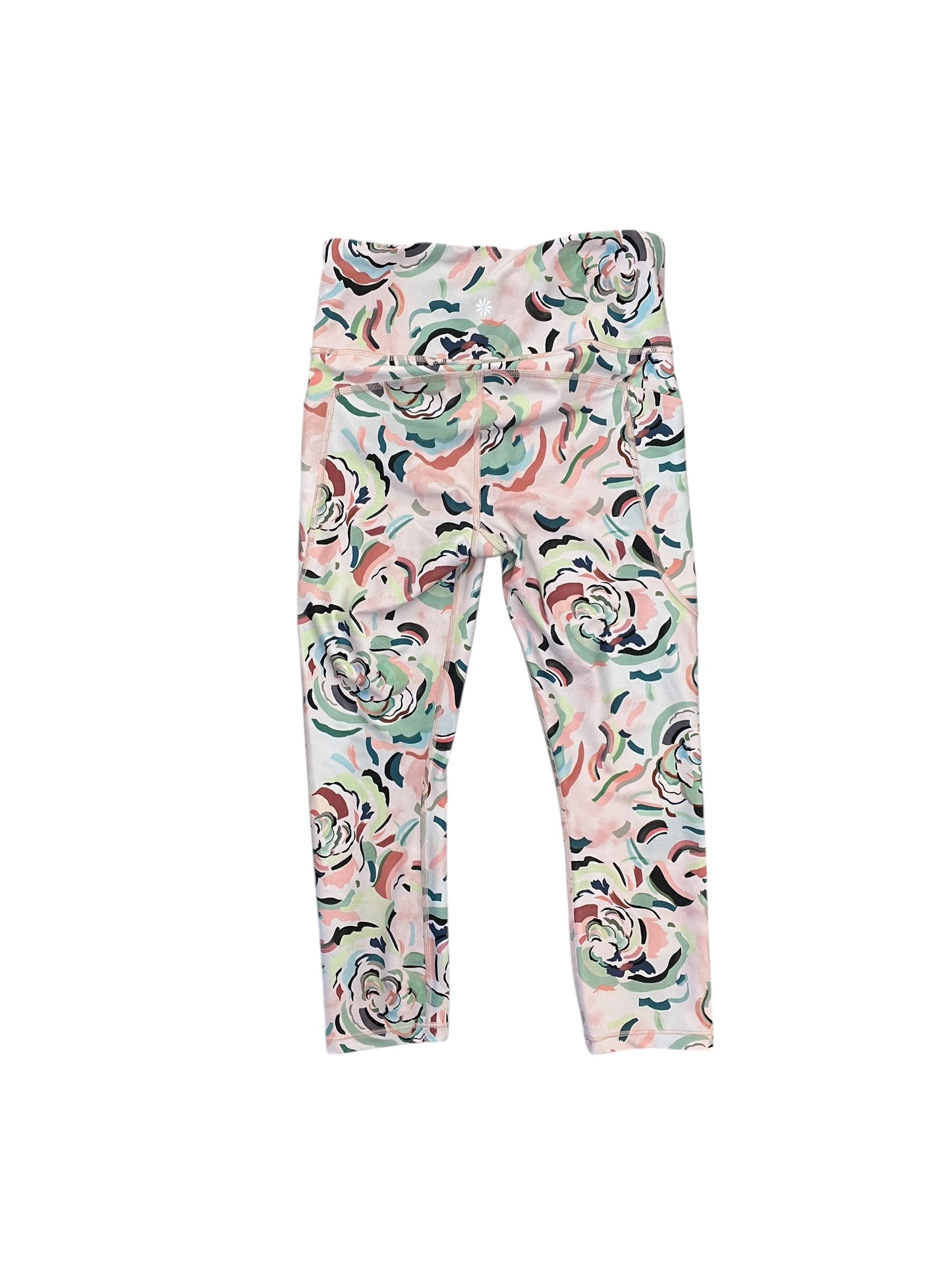 Athletic Leggings By Athleta In Pink, Size:S