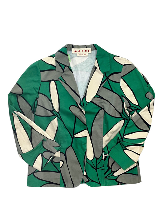 Blazer Designer By Marni In Green, Size:S