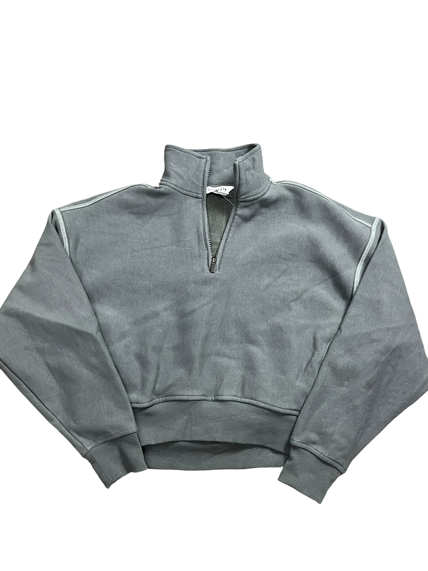 Athletic Sweatshirt Collar By Athleta In Grey, Size:Xs