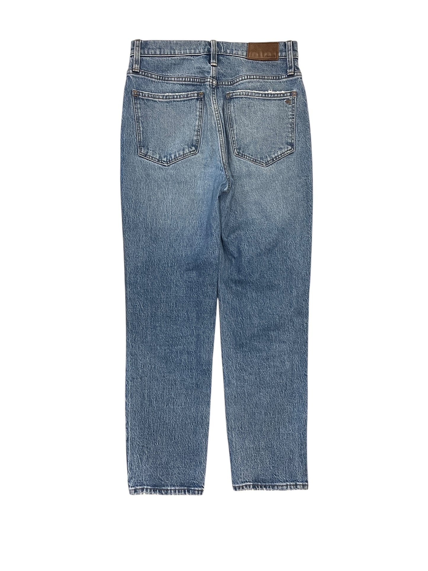 Jeans Straight By Madewell In Blue Denim, Size:0