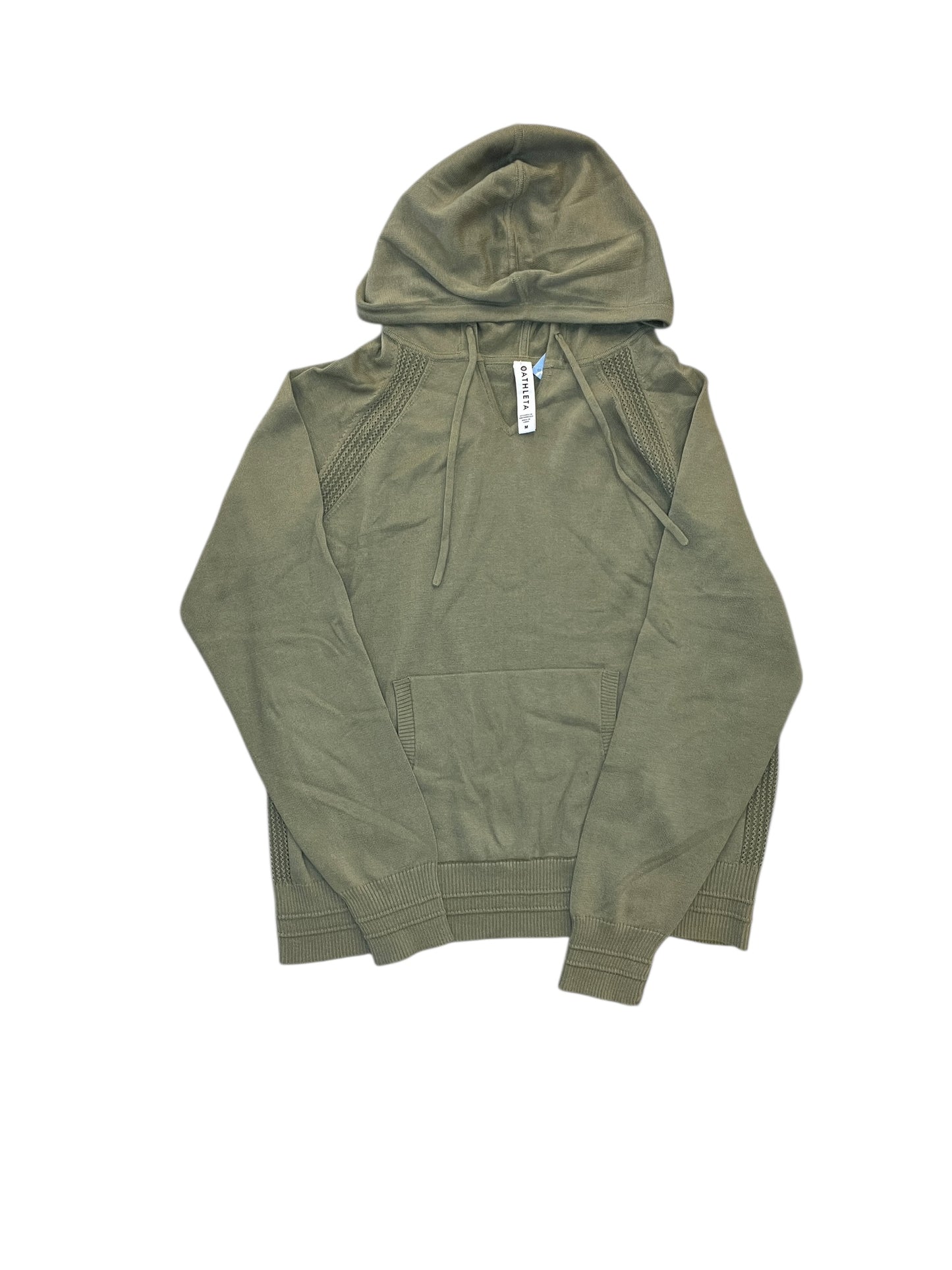Sweatshirt Hoodie By Athleta In Green, Size:M