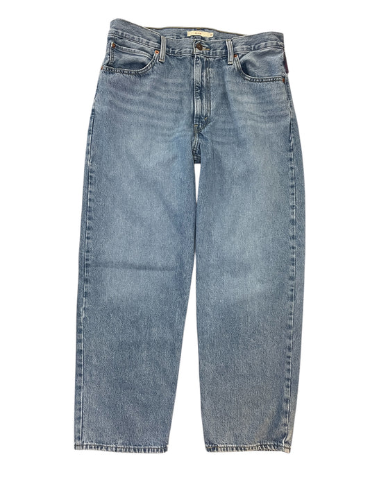 Jeans Boyfriend By Levis In Blue Denim, Size:14