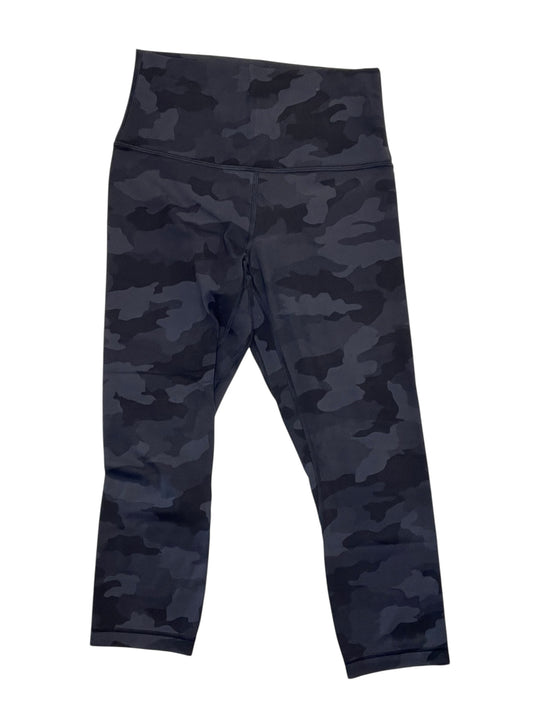 Athletic Leggings Capris By Lululemon In Camouflage Print, Size:S