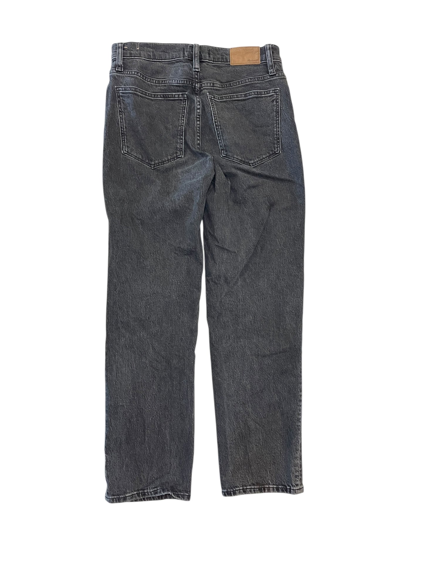 Jeans Straight By Madewell In Black Denim, Size:2