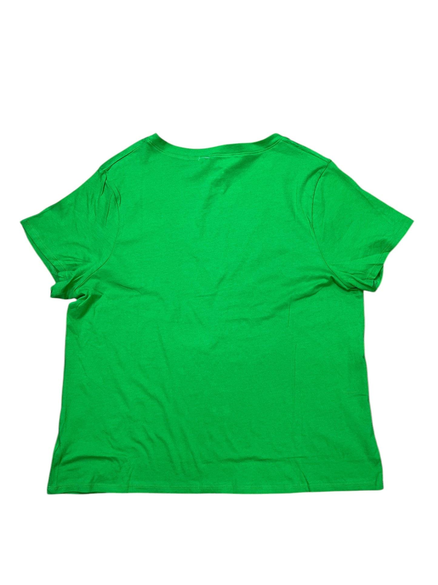 Top Ss Basic By A New Day In Green, Size:Xl